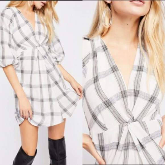 Free People Dresses & Skirts - Free People Miss Molly Plaid Dress tunic